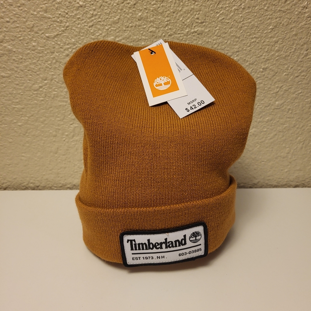 Timberland Golden Yellow Knit Beanie